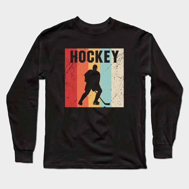 Hockey player Long Sleeve T-Shirt by newledesigns
